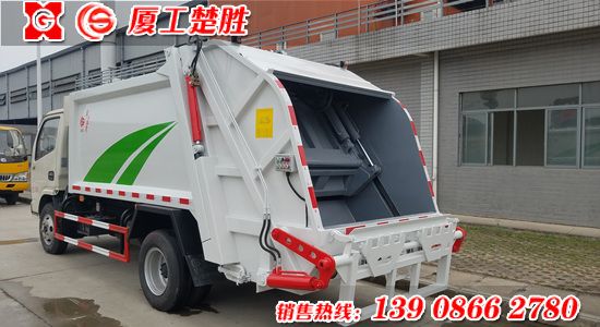 多利卡玉柴發動機6方壓縮式垃圾車